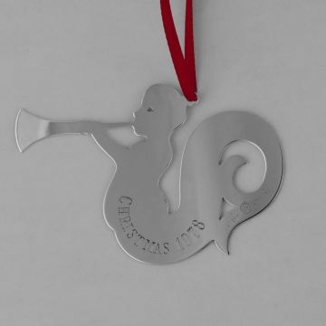 1978 Stieff Triton Angel Sterling Ornament image