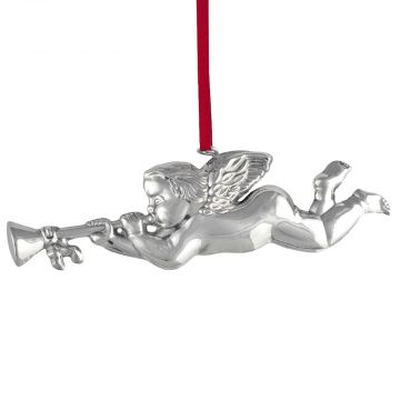 1972 Angel Gabriel Smithsonian Double Sided Sterling Ornament image