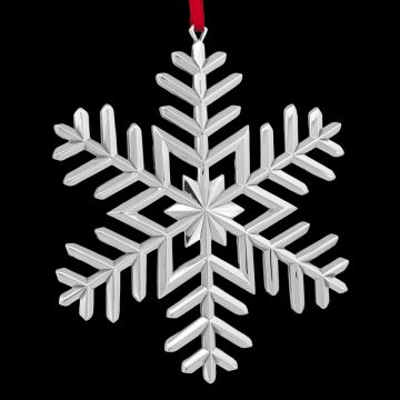 2003 Tiffany Snowflake Sterling Ornament image