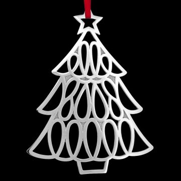 Tiffany Christmas Tree Sterling Ornament image