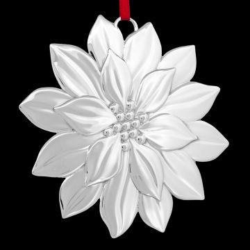 Tiffany Poinsettia Sterling Ornament image