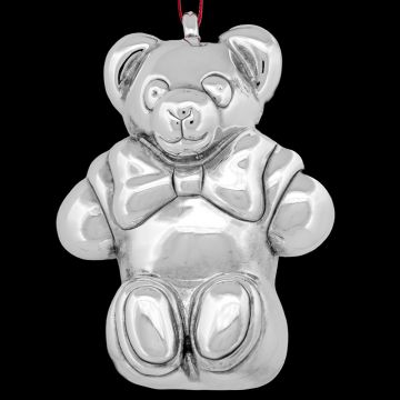 Tiffany Teddy Bear 3-D Sterling Ornament image