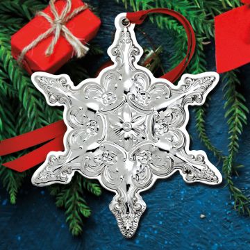 2026 Towle Old Master Snowflake 37th Edition Sterling Ornament image