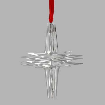 2004 Vera Wang Snowflake Sterling Ornament image