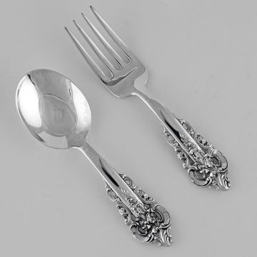 Wallace Grand Baroque 2 Piece Baby Set Sterling Silver image