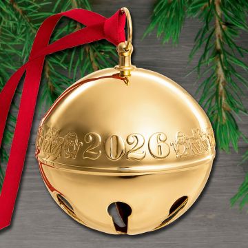 2026 Wallace Sleigh Bell 37th Edition Goldplate Ornament image