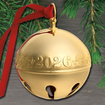 2026 Wallace Sleigh Bell 37th Edition Goldplate Ornament image
