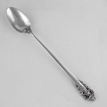 Wallace Grande Baroque Iced Tea Spoon Sterling image