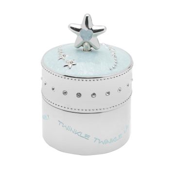 Wallace Baby Blue Star Trinket Musical Box