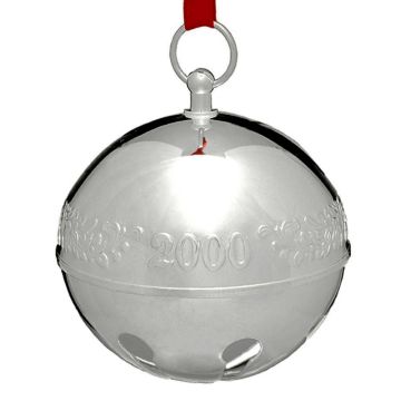2000 Wallace Sleigh Bell Silverplate Ornament image