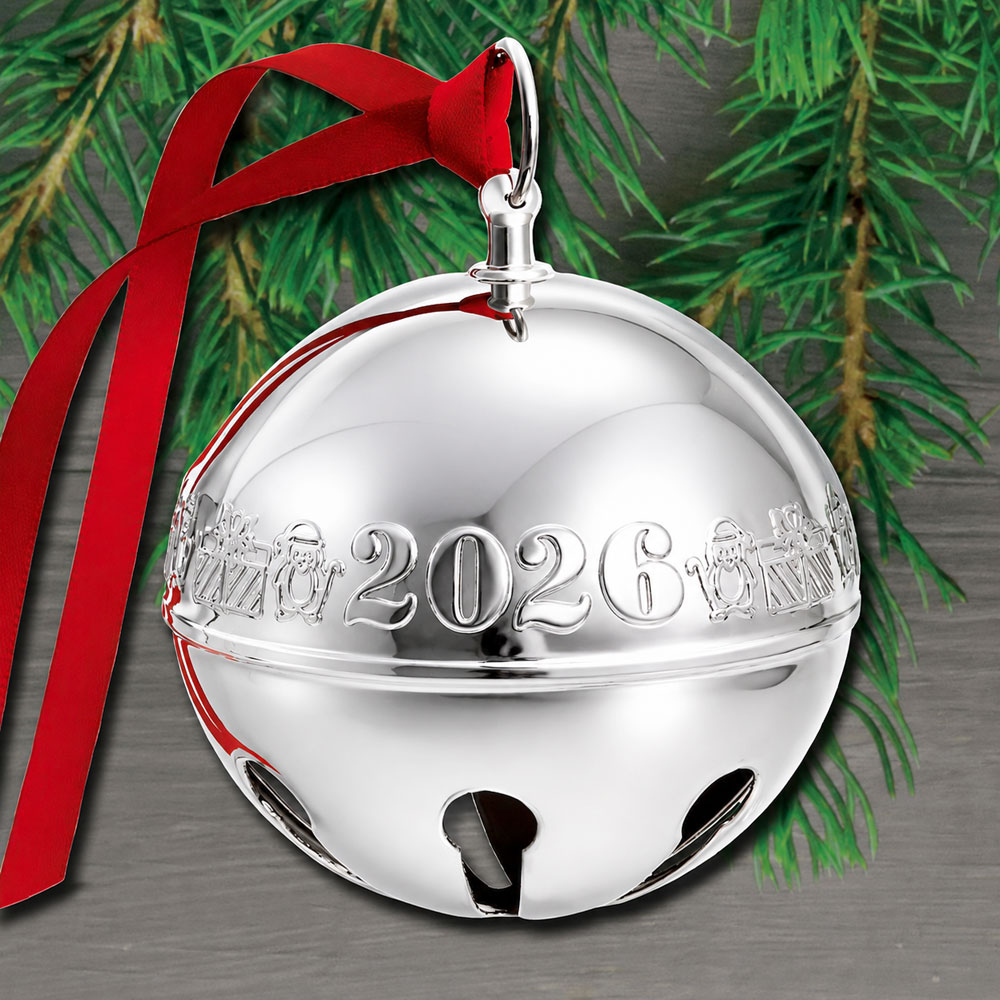 2026 Wallace Sleigh Bell 56th Edition Silverplate Ornament