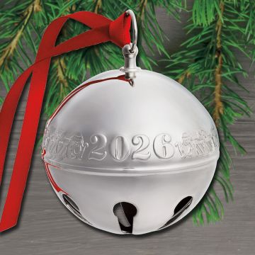 2026 Wallace Sleigh Bell 56th Edition Silverplate Ornament image