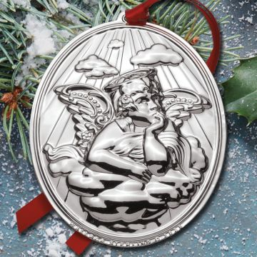 2025 Wallace Angel 25th Edition Sterling Ornament image