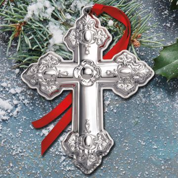 2025 Wallace Cross 30th Edition Sterling Ornament image