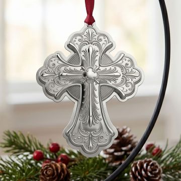 2026 Wallace Cross 31st Edition Sterling Ornament image