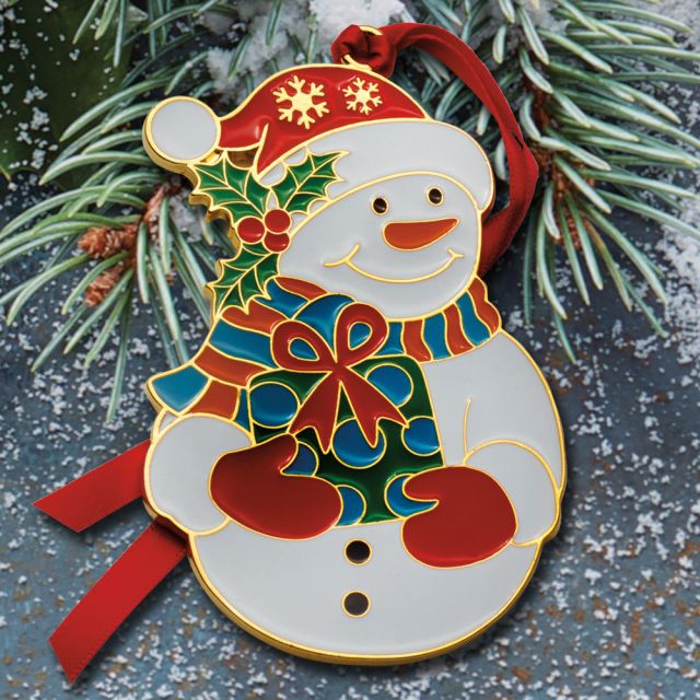 2025 Wallace Wonders of Christmas 16th Edition Goldplate & Enamel Ornament