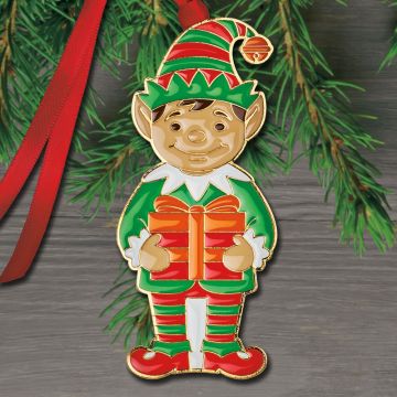 2026 Wallace Wonders of Christmas 17th Edition Goldplate & Enamel Ornament image