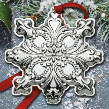 2025 Wallace Snowflake 28th Edition Sterling Ornament