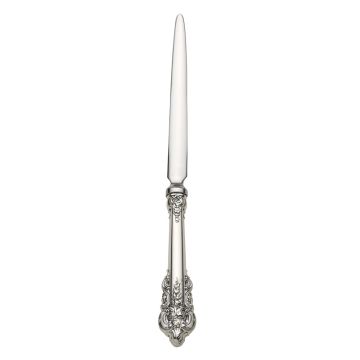 Wallace Grande Baroque Letter Opener Sterling image