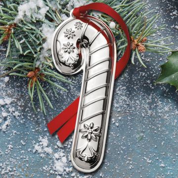 2025 Wallace Candy Cane 18th Edition Sterling Ornament