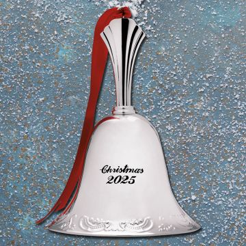 2025 Wallace Grande Baroque Bell 31st Edition Silverplate Ornament