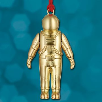 Waterford Golden Spaceman Ornament