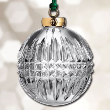 Waterford Lismore Diamond Bauble Crystal Ornament