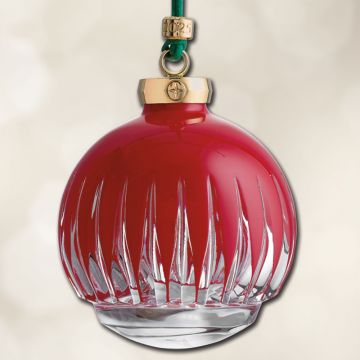 2025 Waterford New Year's Celebration Red Firework Bauble Ornament image