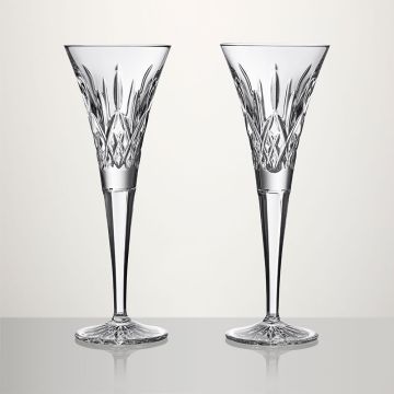 Waterford Lismore Toasting Flute Crystal Set image