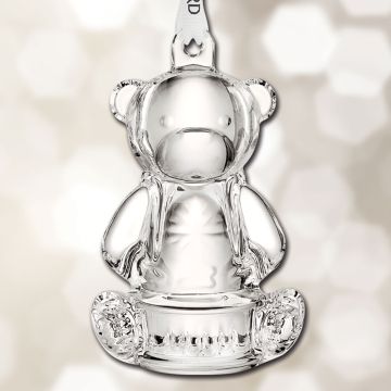 2026 Waterford Baby's First Christmas Bear Crystal Ornament image