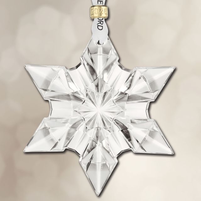 Sterling Collectables: 2026 Waterford Snowcrystal Annual Crystal Ornament