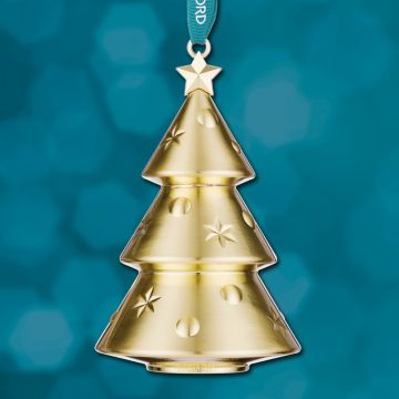 2026 Waterford Tree Golden Ornament image