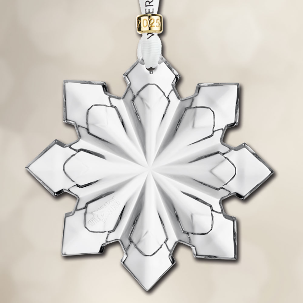 Sterling Collectables: 2025 Waterford Snowcrystal Annual Crystal