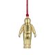 Waterford Golden Spaceman Ornament