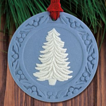 2026 Wedgwood Festive Tree Porcelain Ornament