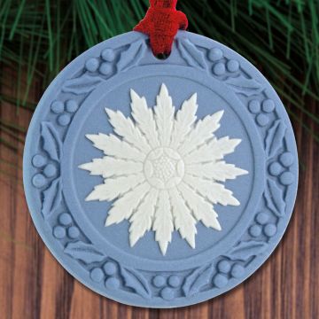 2026 Wedgwood Festive Flower Porcelain Ornament