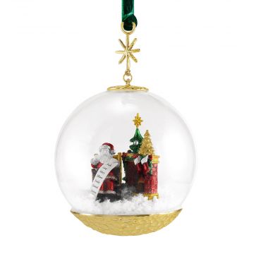 2026 Michael Aram Santa by the Fireplace Ornament