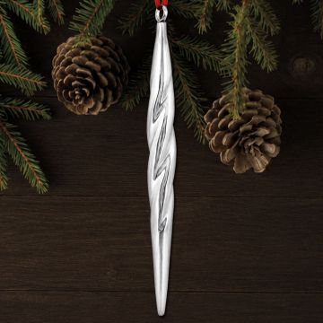2026 Barrett + Cornwall Verbier Icicle Sterling Ornament image
