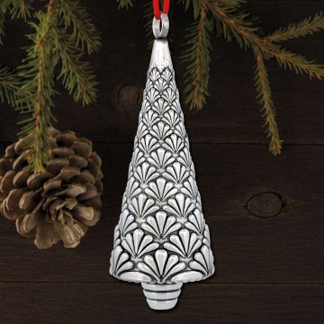 2026 Barrett + Cornwall Palmette Tree Sterling Ornament image