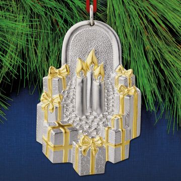 2022 Buccellati Candles with Gift Boxes Annual Sterling Ornament image