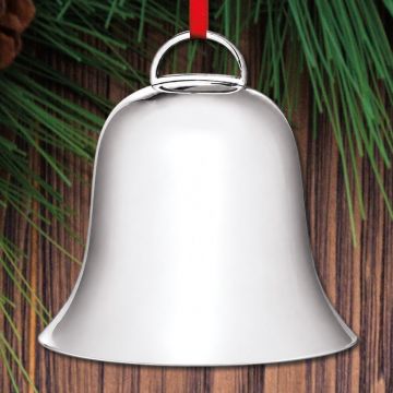 JT Inman Plain Bell Sterling Ornament image
