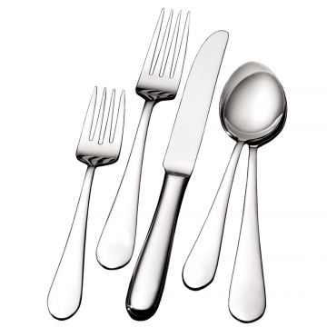 Wallace Continental Classic 65 Piece Stainless Steel Flatware Set