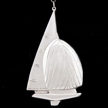 1987 American Heritage Gorham Sailboat Sterling Ornament image
