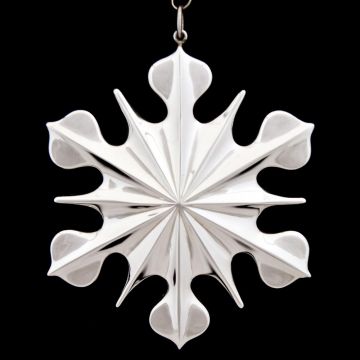 1998 American Heritage New England Sterling Snowflake Ornament image