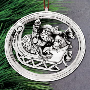 2019 Barrett + Cornwall Christmas Eve Journey Sterling Ornament image