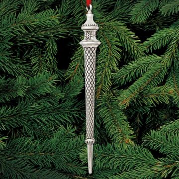 2015 Barrett + Cornwall Aspen Icicle Sterling Ornament image