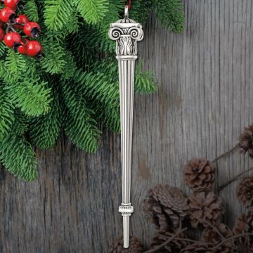 2016 Barrett + Cornwall Cortina Icicle Sterling Ornament image