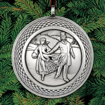 2017 Barrett + Cornwall Central Park Ball Sterling Ornament