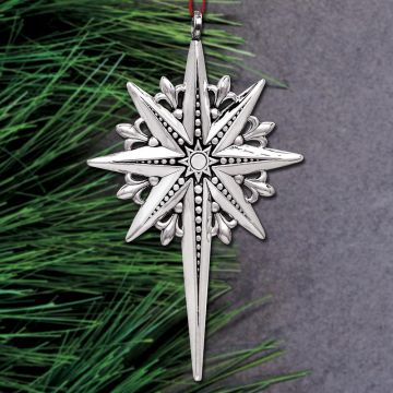 2019 Barrett + Cornwall Star of Wonder Sterling Ornament
