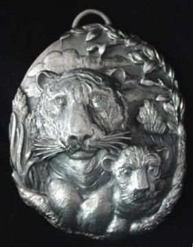 Buccellati Tigers Sterling Ornament image